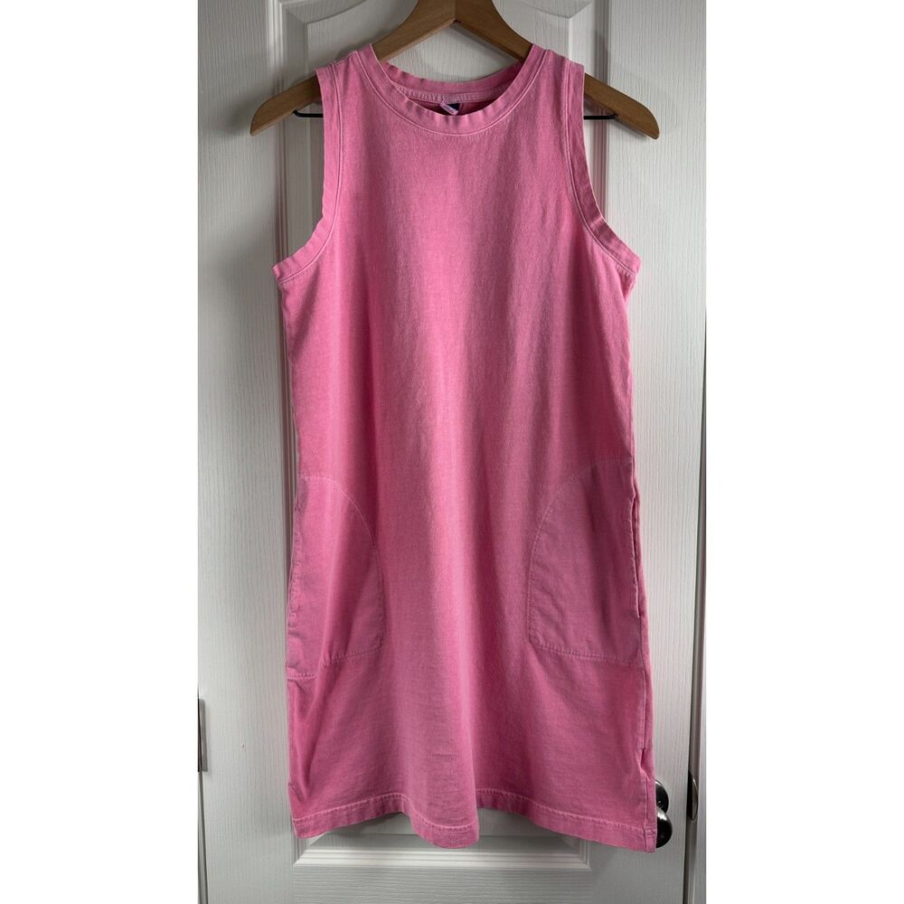 Old Navy Women's Sleeveless Vintage Mini Shift Dress Pink Splendor Size M